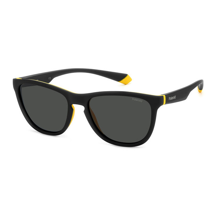 Lunettes de soleil Polaroid PLD 2133/S Black Yellow / verres Grey Polarized (71C-M9)