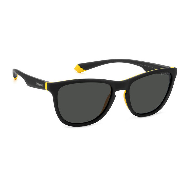 Lunettes de soleil Polaroid PLD 2133/S Black Yellow / verres Grey Polarized (71C-M9)