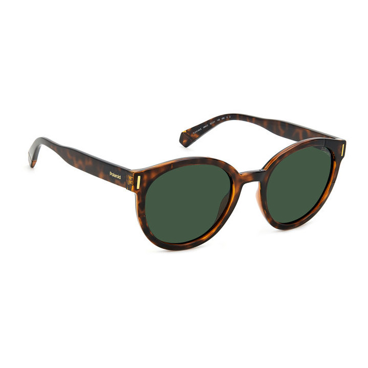 Lunettes de soleil Polaroid PLD 6185/S Havana / verres Green Polarized (086-UC)