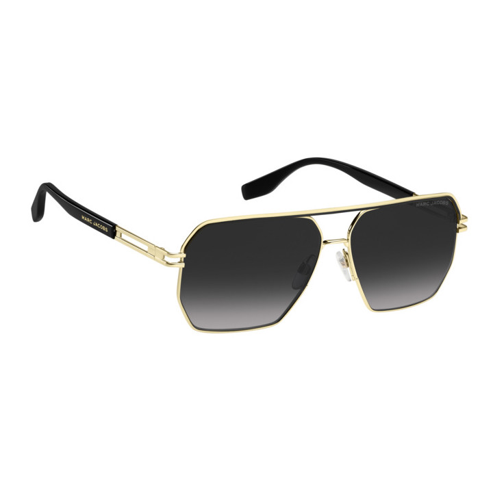 Lunettes de soleil Marc Jacobs MARC 584/S Gold Black 2 / verres Dark Grey Shaded (RHL-9O)