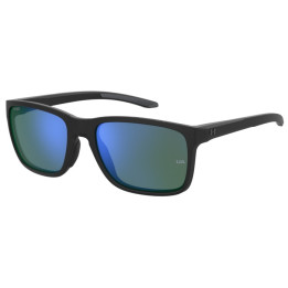 Lunettes de soleil Under Armour UA 0005/S Black Grey / verres Green Multilayer Oleophobic (08A-V8)