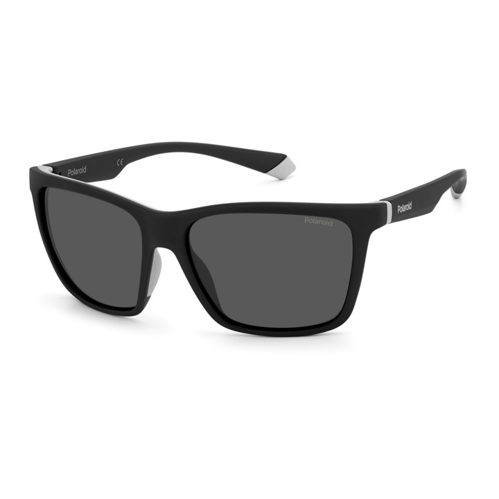Lunettes de soleil Polaroid PLD 2126/S Black Grey / verres Grey Polarized (08A-M9)