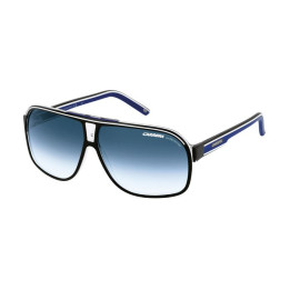 Lunettes de soleil Carrera GRAND PRIX 2 Blackcrystal Blackwhiteblue / verres Dk Blue Shaded (T5C-08)