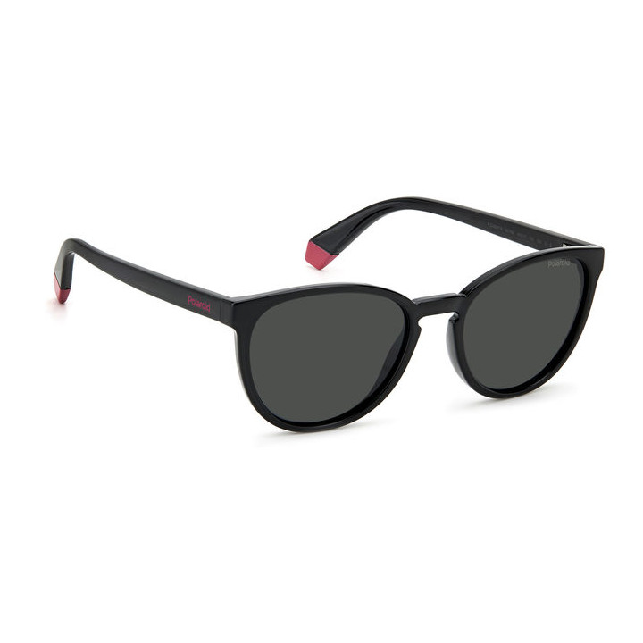Lunettes de soleil Polaroid Kids PLD 8047/S Black / verres Grey Polarized (807-M9)