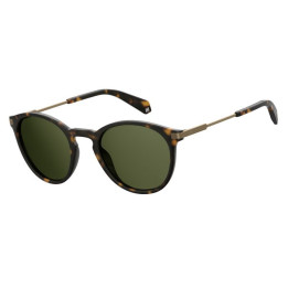 Lunettes de soleil Polaroid PLD 2062/S Matte Havana / verres Green Polarized (N9P-UC)