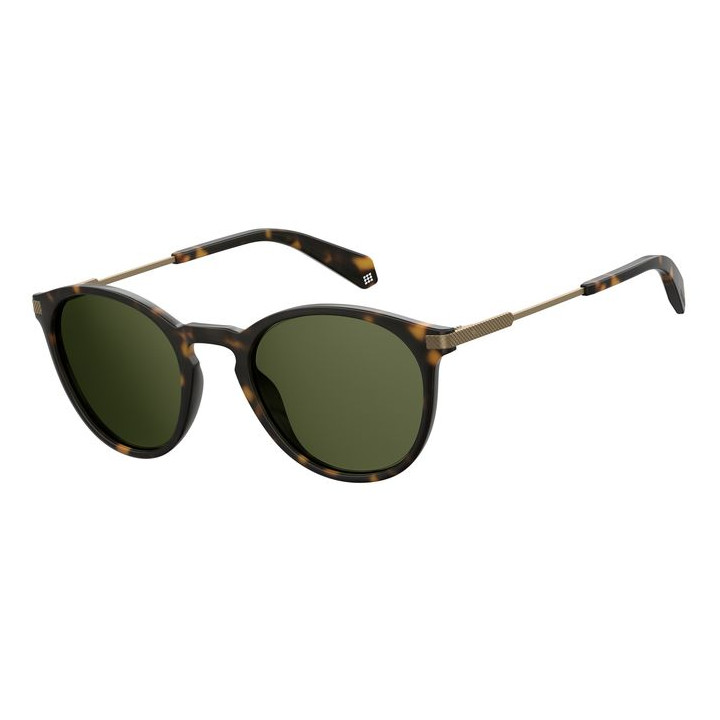Lunettes de soleil Polaroid PLD 2062/S Matte Havana / verres Green Polarized (N9P-UC)