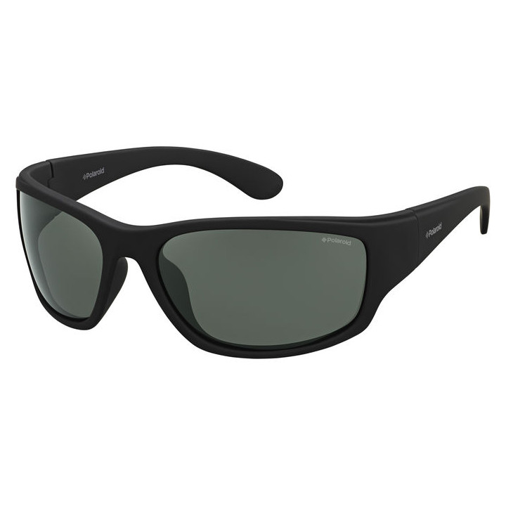 Lunettes de soleil Polaroid PLD 7005/S Rubber Black / verres Green Polarized (YYV-RC)
