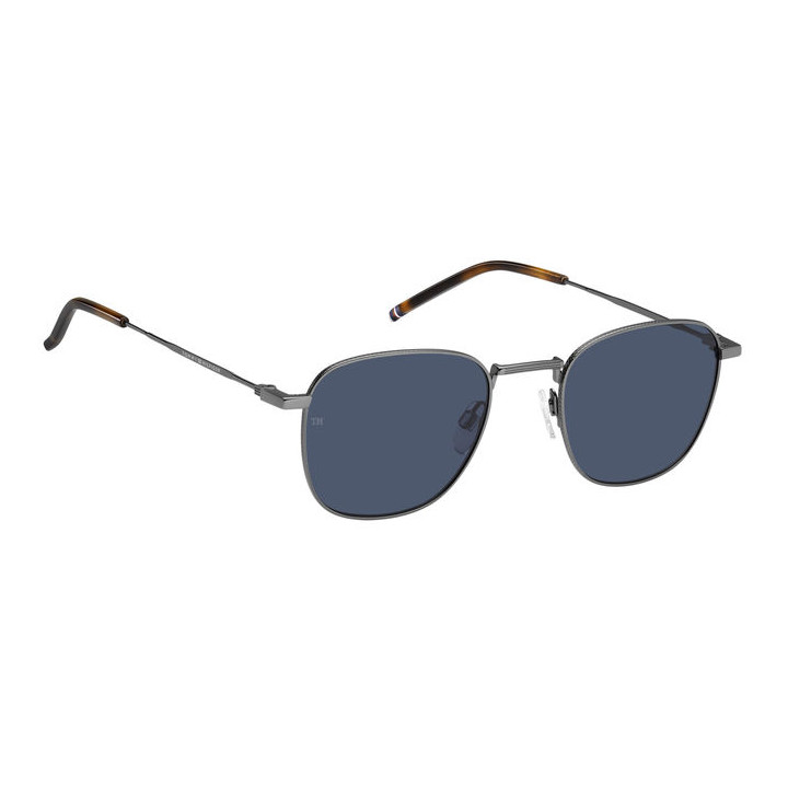 Lunettes de soleil Tommy Hilfiger TH 1873/S Matte Dark Ruthenium / verres Blue (R80-KU)