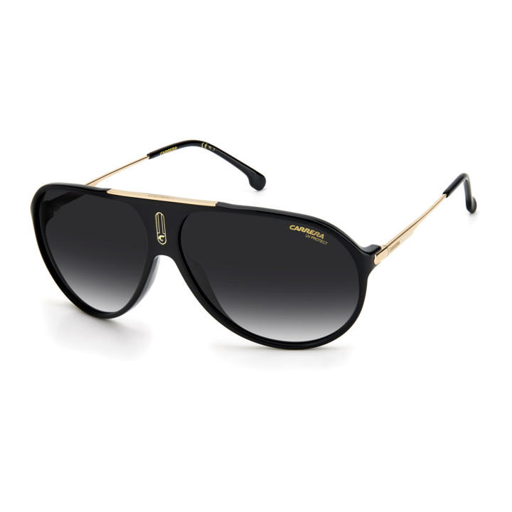 Lunettes de soleil Carrera HOT65 Black / verres Dark Grey Shaded (807-9O)