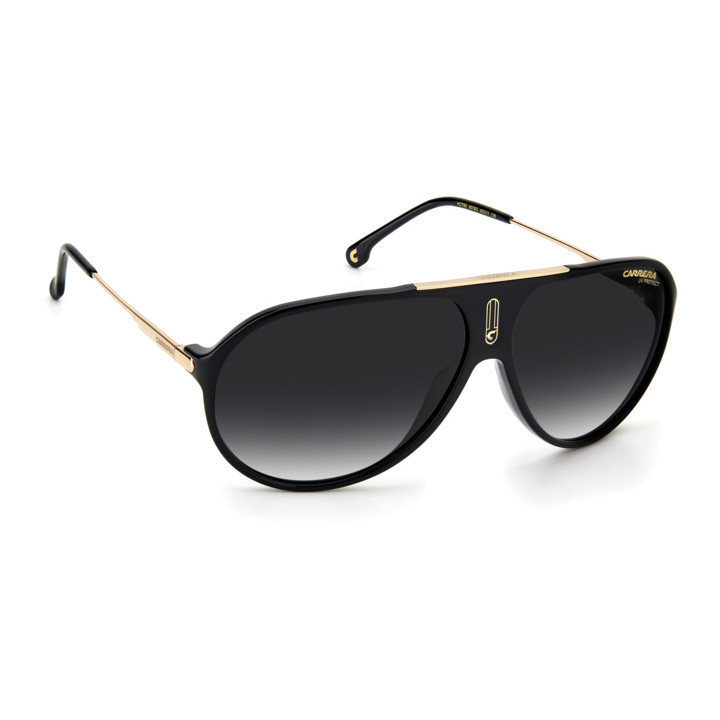 Lunettes de soleil Carrera HOT65 Black / verres Dark Grey Shaded (807-9O)