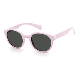 Lunettes de soleil Polaroid Kids PLD 8040/S Pink / verres Grey Polarized (35J-M9)