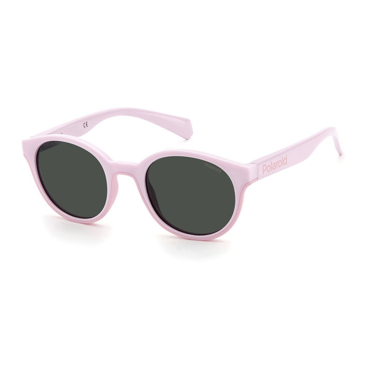 Lunettes de soleil Polaroid Kids PLD 8040/S Pink / verres Grey Polarized (35J-M9)
