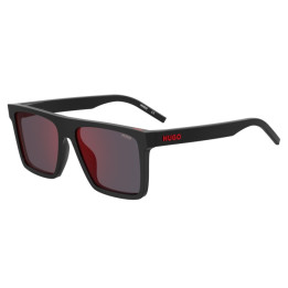Lunettes de soleil HUGO HG 1069/S Black / verres Red Mirror (807-AO)