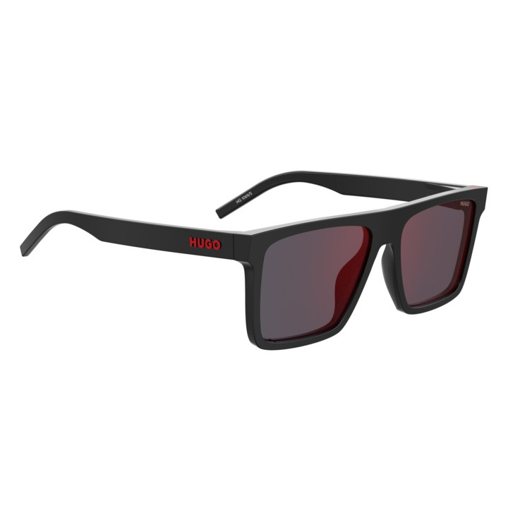 Lunettes de soleil HUGO HG 1069/S Black / verres Red Mirror (807-AO)