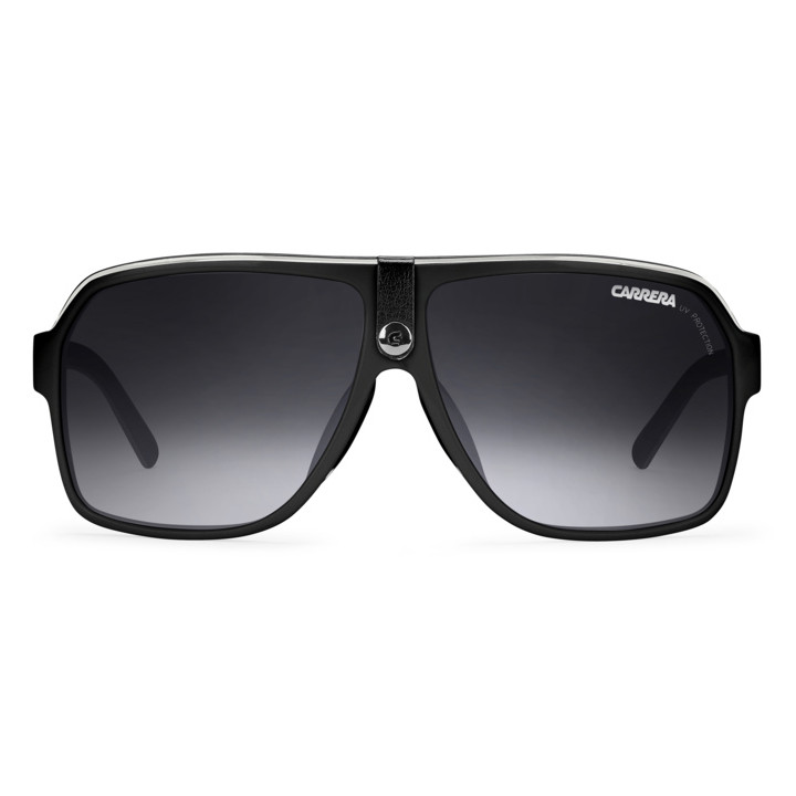 Lunettes de soleil Carrera 33 Black Crystal Grey Black / verres Dark Grey Shaded (8V6-9O)