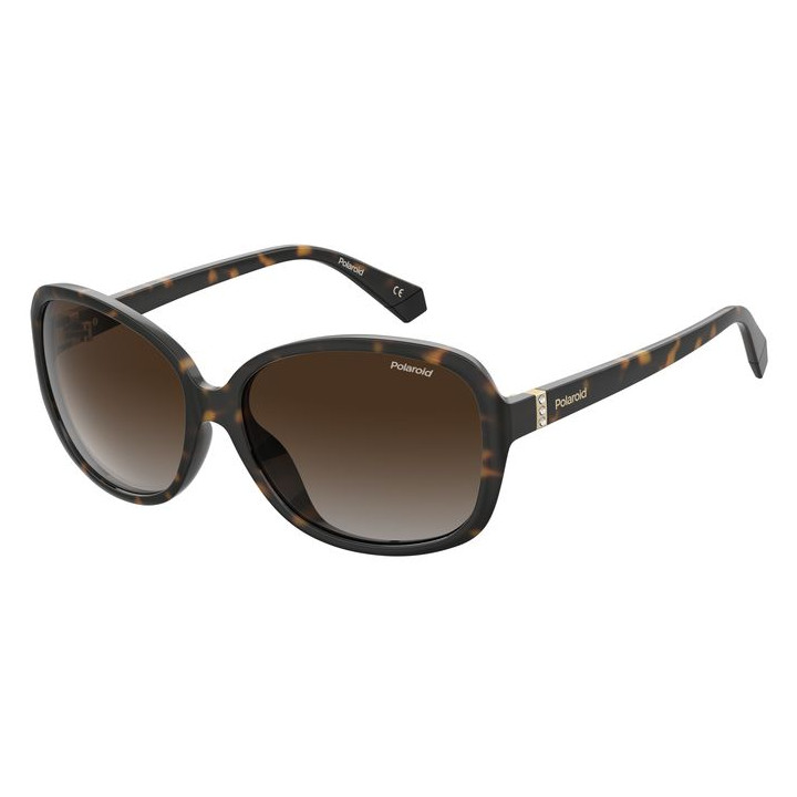Lunettes de soleil Polaroid PLD 4098/S Havana / verres Brown Shaded Polarized (086-LA)