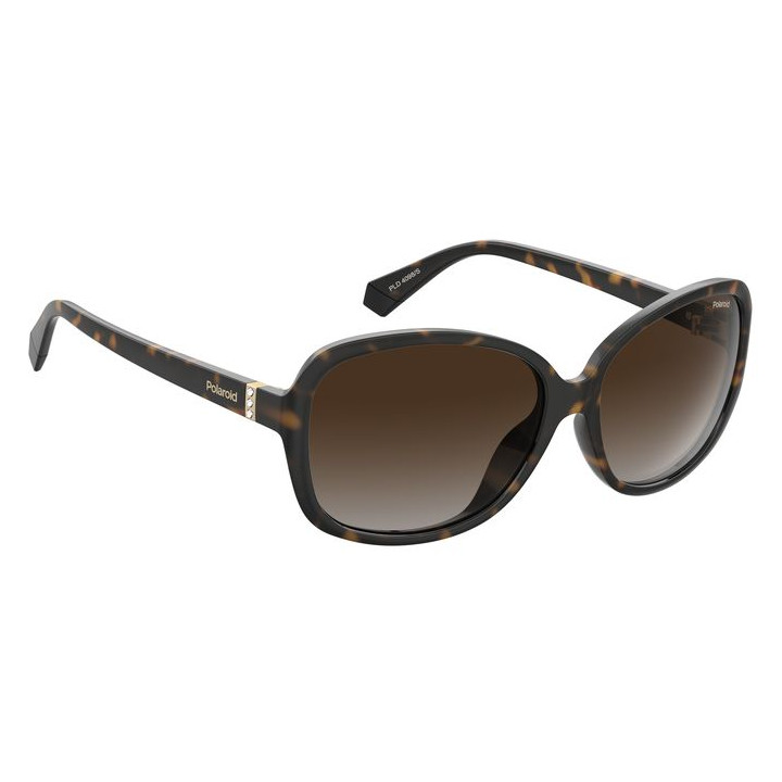 Lunettes de soleil Polaroid PLD 4098/S Havana / verres Brown Shaded Polarized (086-LA)