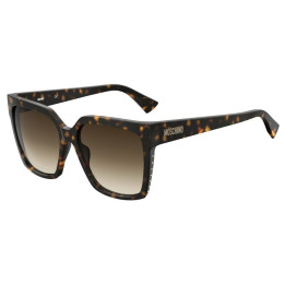 Lunettes de soleil Moschino MOS079/S Havana / verres Brown Shaded (086-HA)