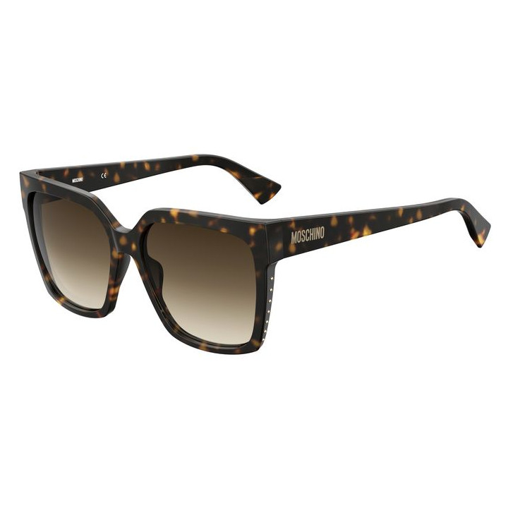 Lunettes de soleil Moschino MOS079/S Havana / verres Brown Shaded (086-HA)