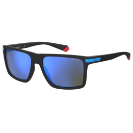 Lunettes de soleil Polaroid PLD 2098/S Black Blue / verres Blue Mirror Polarized (D51-5X)