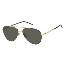 Lunettes de soleil Tommy Hilfiger TH 1788/F/S Matte Black Gold / verres Grey (I46-IR)