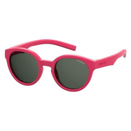 Lunettes de soleil Polaroid Kids PLD 8019/S/SM Pink / verres Grey Polarized (35J-M9)