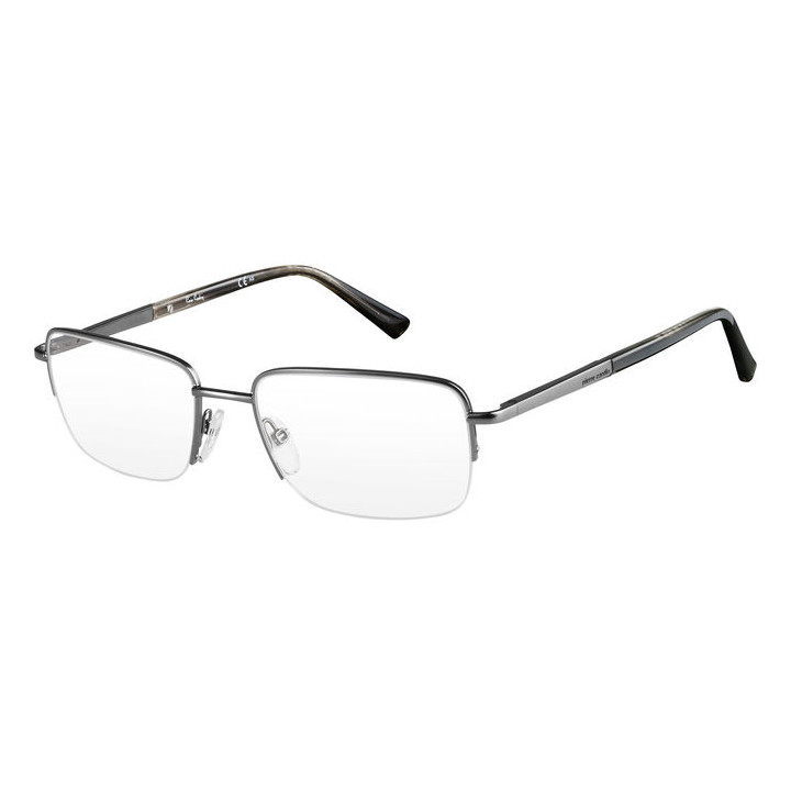 Lunettes de vue Pierre Cardin P.C. 6818 Matt Dark Ruthenium Striped Black (KKM)