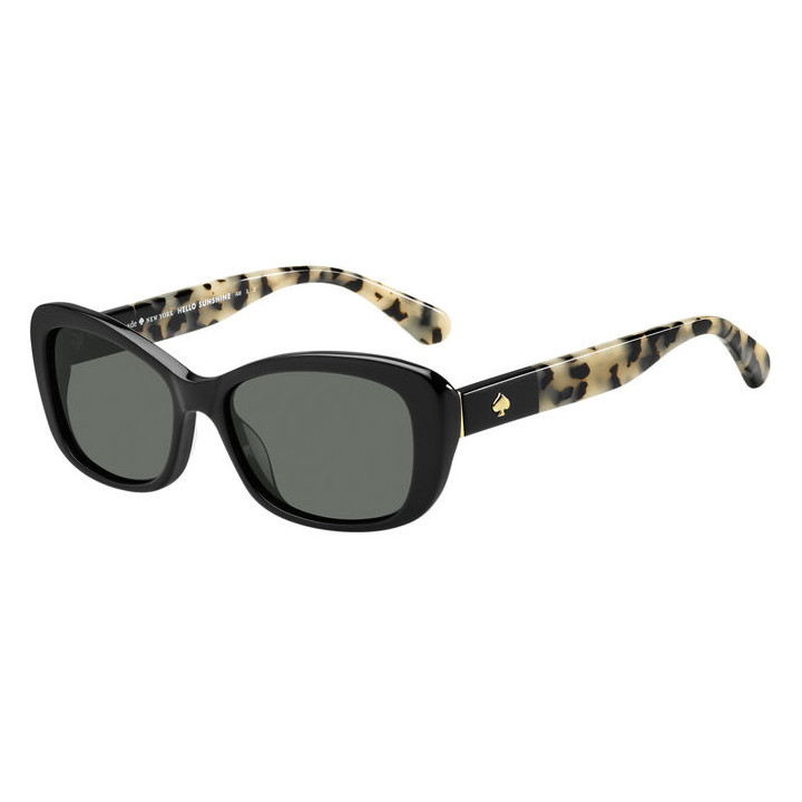 Lunettes de soleil Kate Spade CLARETTA/P/S Black Havana / verres Grey Polarized (WR7-M9)