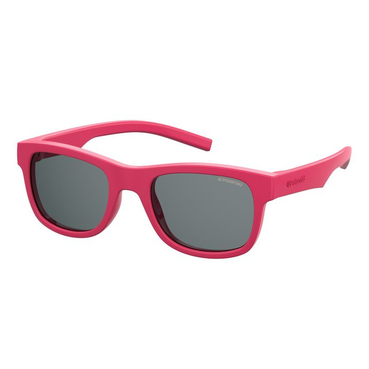 Lunettes de soleil Polaroid Kids PLD 8020/S/SM Pink / verres Grey Polarized (35J-M9)