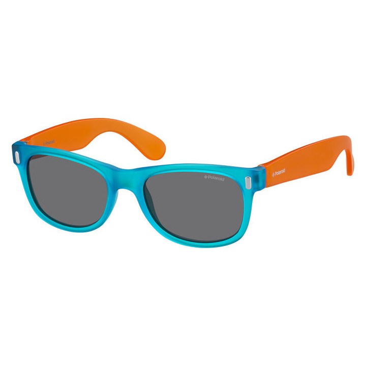 Lunettes de soleil Polaroid Kids P0115 Blue Orange / verres Grey Polarized (89T-Y2)
