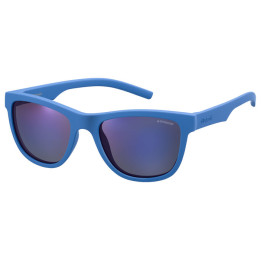 Lunettes de soleil Polaroid Kids PLD 8018/S Blue / verres Grey Blue Multilayer Polarized (ZDI-JY)