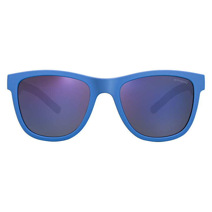 Lunettes de soleil Polaroid Kids PLD 8018/S Blue / verres Grey Blue Multilayer Polarized (ZDI-JY)