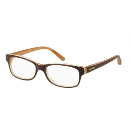 Lunettes de vue Tommy Hilfiger TH 1018 Peach Darkbrown (GYB)