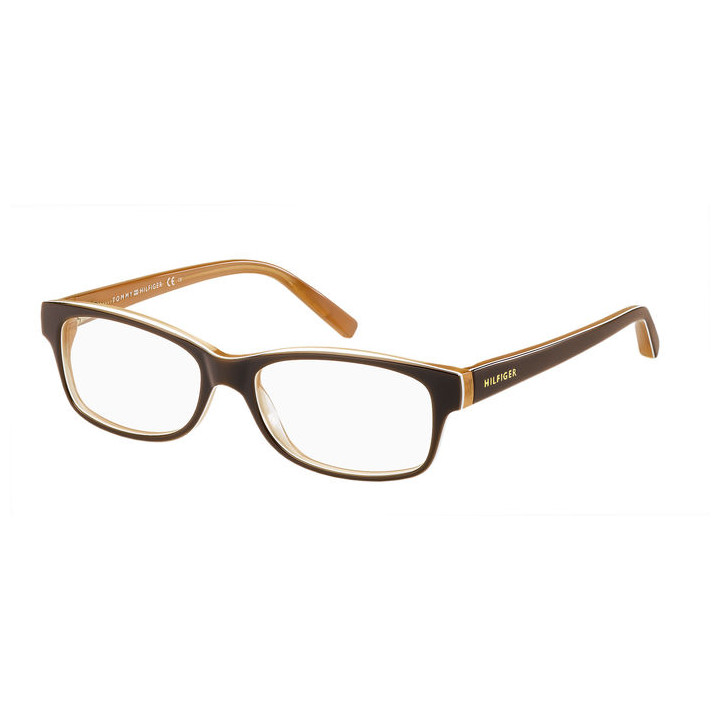Lunettes de vue Tommy Hilfiger TH 1018 Peach Darkbrown (GYB)
