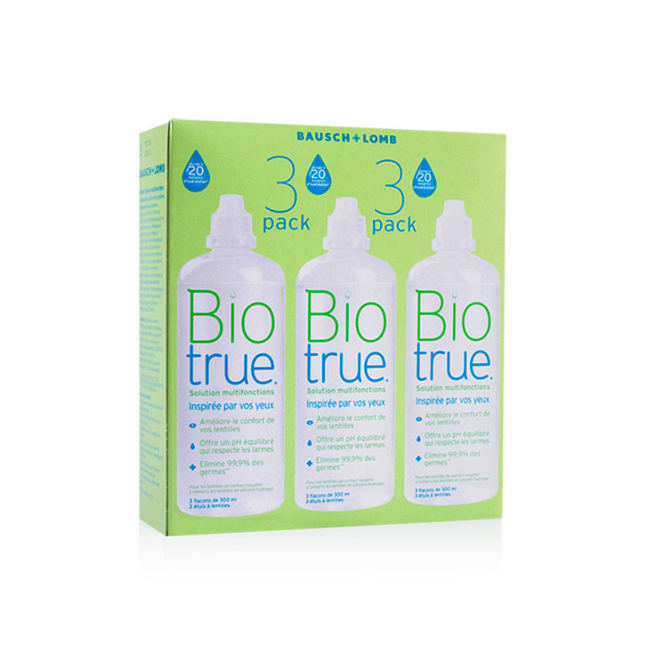 BIOTRUE PACKECO3 3*300ML