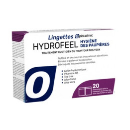 Lingettes Ophtalmic Hydrofeel hygiène des paupières