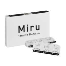 Miru 1month Menicon - Boite de 6 lentilles