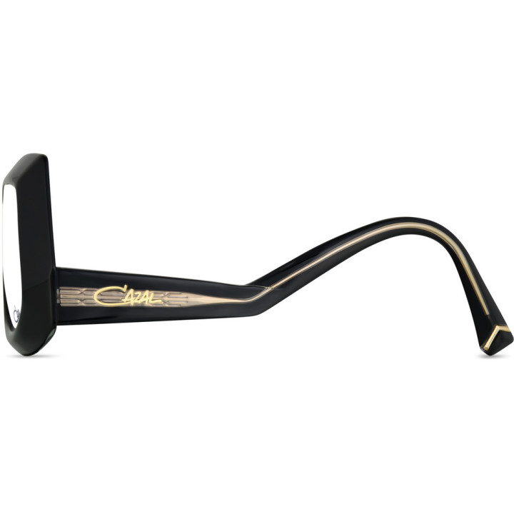 Cazal 5005 001 noir-or - vue de profil