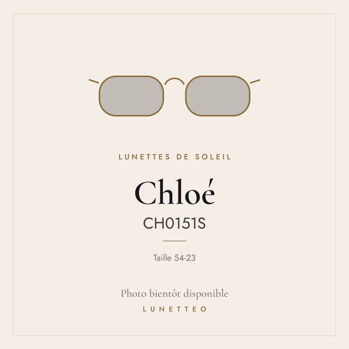 Lunettes de soleil Chloé CH0151S
