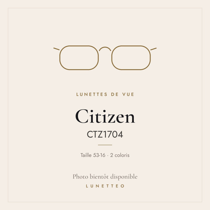 Lunettes de vue Citizen CTZ1704