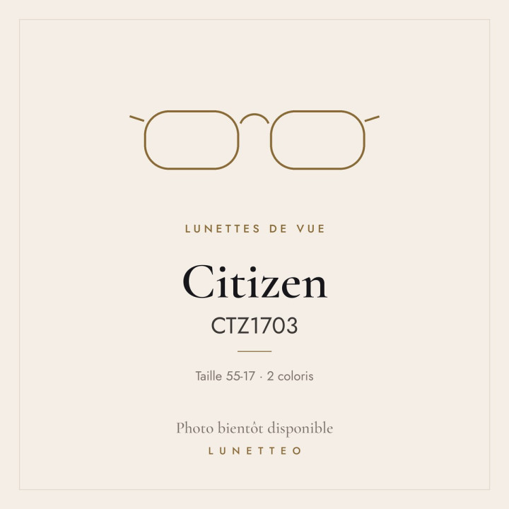 Lunettes de vue Citizen CTZ1703