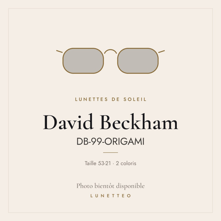 Lunettes de soleil David Beckham DB-99-ORIGAMI