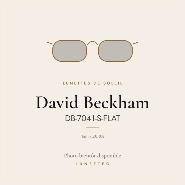 Lunettes de soleil David Beckham DB-7041-S-FLAT