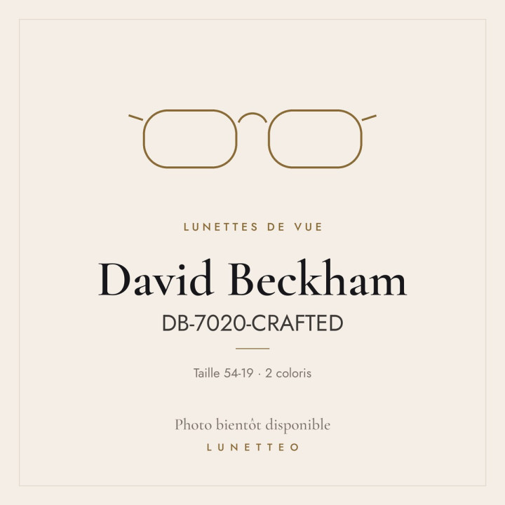 Lunettes de vue David Beckham DB-7020-CRAFTED