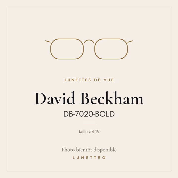 Lunettes de vue David Beckham DB-7020-BOLD