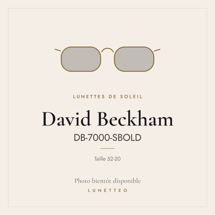 Lunettes de soleil David Beckham DB-7000-SBOLD