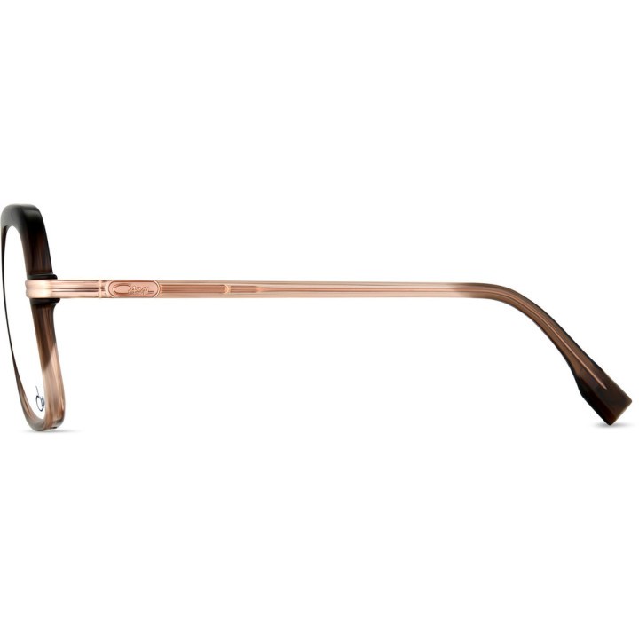 Cazal 5010 003 brun-rosé or - vue de profil