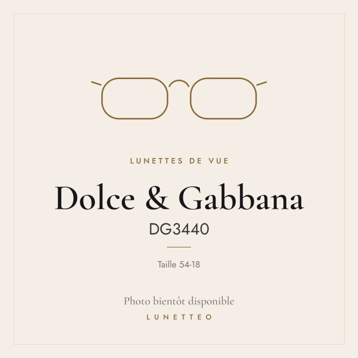 Lunettes de vue Dolce & Gabbana DG3440