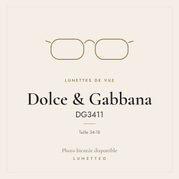 Lunettes de vue Dolce & Gabbana DG3411