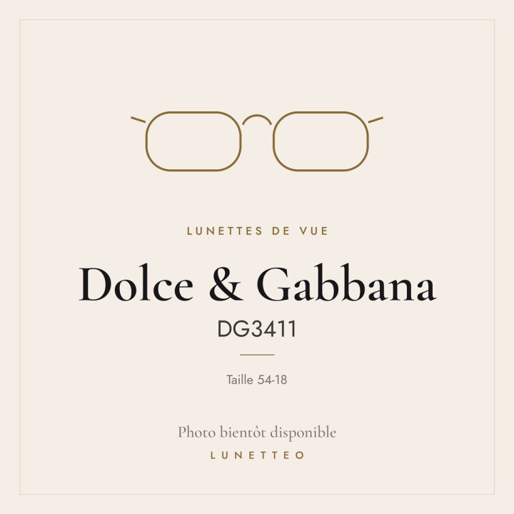 Lunettes de vue Dolce & Gabbana DG3411